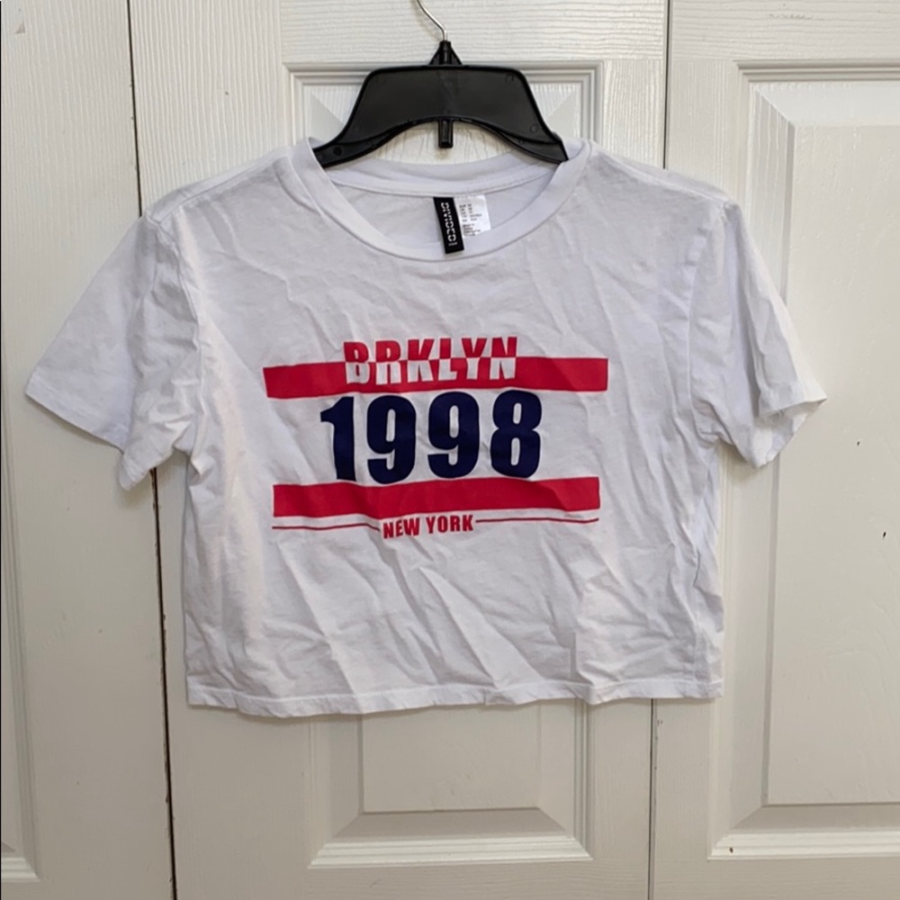 short sleeve crop top